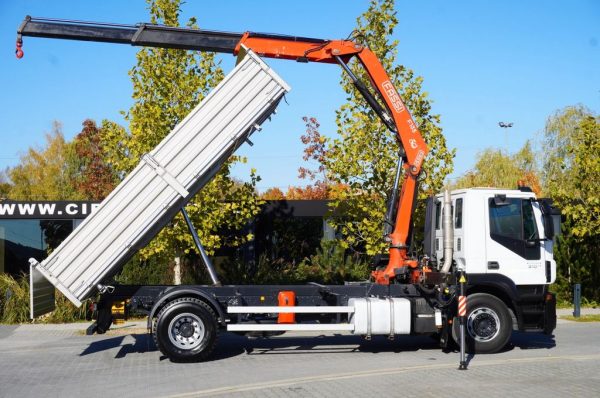 Iveco Stralis 310 E6 / NEW 3-sided tipper / Fassi F135 - Image 11