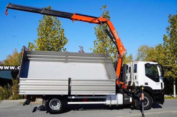 Iveco Stralis 310 E6 / NEW 3-sided tipper / Fassi F135 - Image 9