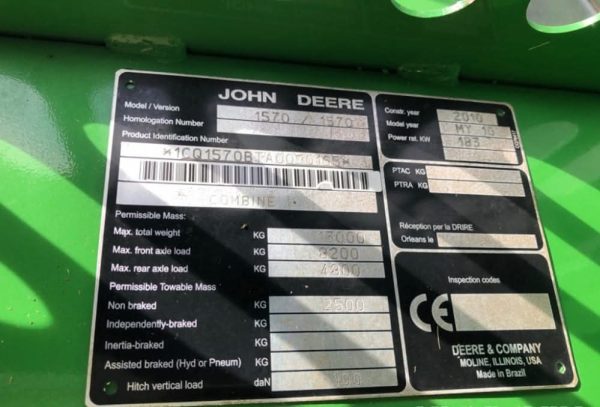 Moissonneuse-batteuse John Deere 1570 - Image 8