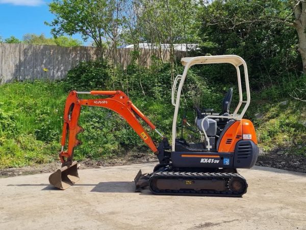 MINI PELLE KUBOTA KX41-3V / 1,6 TONNES - Image 3