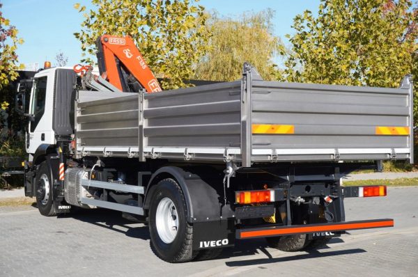 Iveco Stralis 310 E6 / NEW 3-sided tipper / Fassi F135 - Image 14