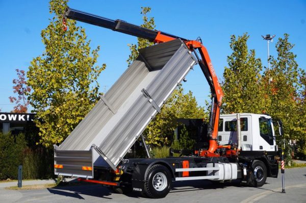Iveco Stralis 310 E6 / NEW 3-sided tipper / Fassi F135 - Image 6